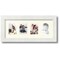 ArtToFrames Collage Photo Picture Frame with 4 - 2.5x3.5 inch Openings, Framed in White with Over 62 Mat Color Options and Regular Glass (CSM-3966-20)